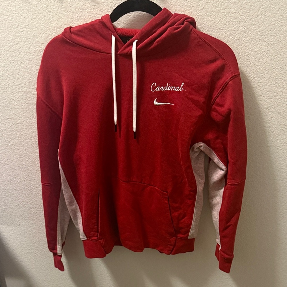 Nike Stanford script Cardinal Red Hoodie